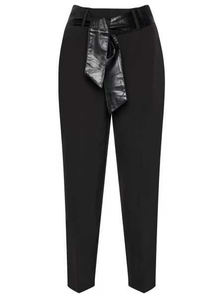 GUESS Hlače na rob Hope' črna