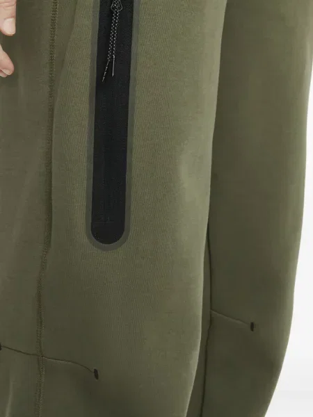 Pantaloni Nike din fleece alergare cu broderie negru