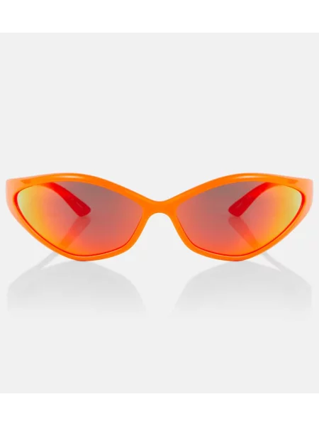 Ochelari de soare Balenciaga Ski portocaliu