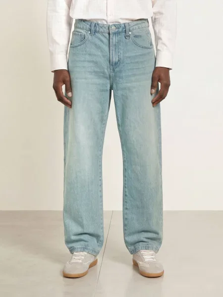 Reternity Džíny Essential Straight Fit light blue modré