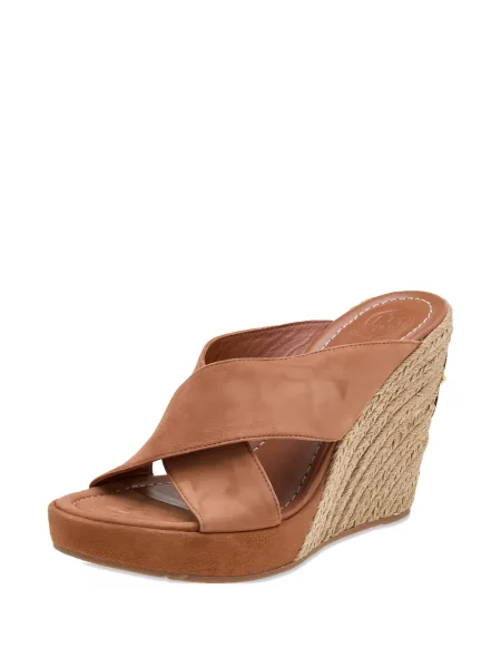 Sandale Tory Burch cu pană maro