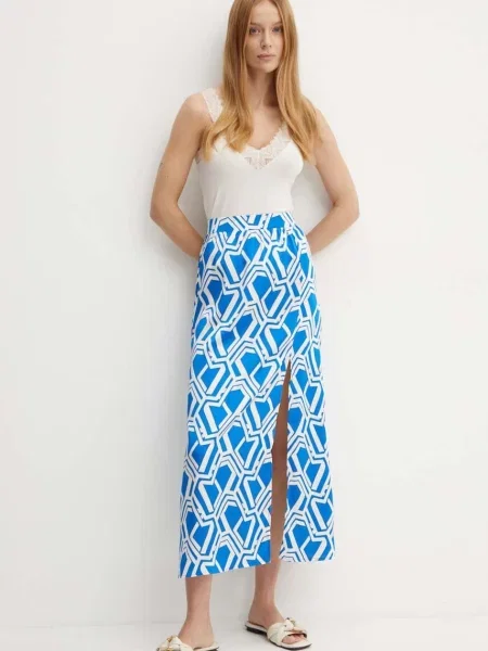 Спідниця Morgan JBLUE midi пряма JBLUE