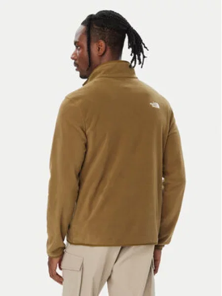 The North Face Polár kabát Glacier Khaki fehér
