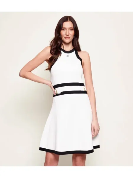 Karl Lagerfeld rochie alb