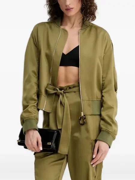 Kurtka bomber Simona Corsellini zielony