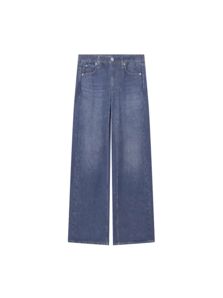 Spodnie Rag & Bone niebieskie