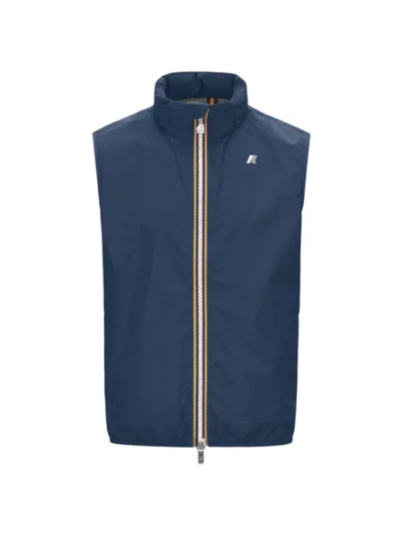 Kamizelka K-way z dżerseju niebieska