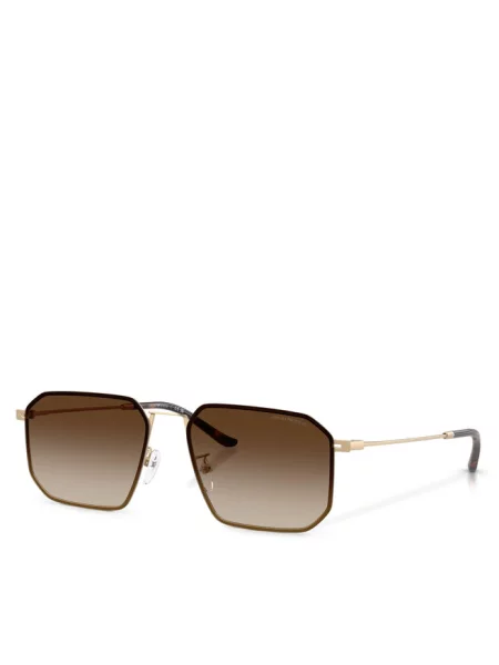 Okulary przeciwsłoneczne Emporio Armani brązowe