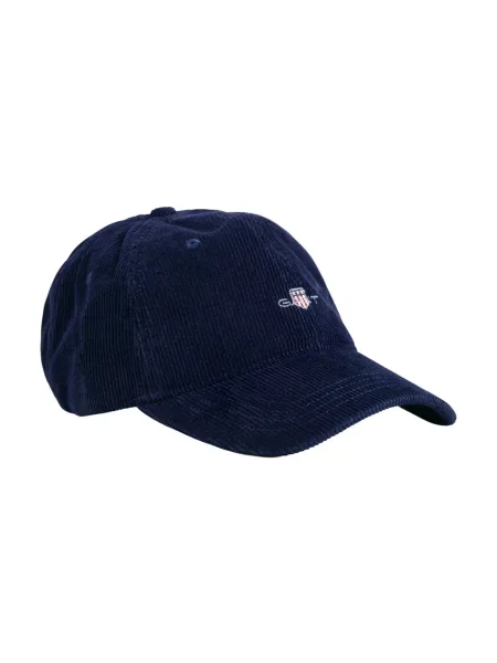 Gant De catifea reiată șapcă baseball SHIELD CORD alb