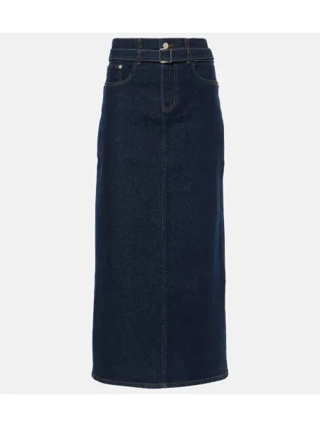 Fustă din denim Proenza Schouler până la genunchi albastru