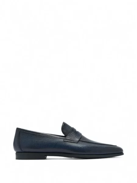 Pantofi loafer Magnanni din piele albastru