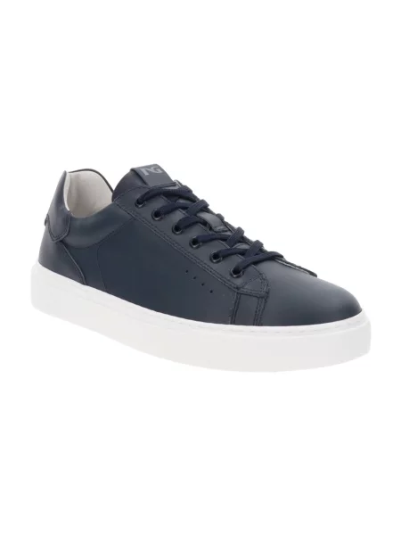 Sneakersy Nerogiardini skórzane niebieskie