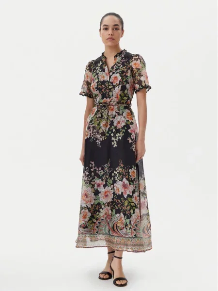Hale Bob Rochie de vară with silk negru