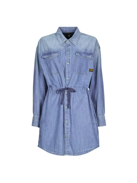 Mini obleka G-star Raw modra