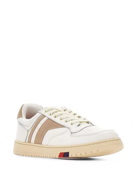 Sneakerși Pro-keds din piele de căprioară alb