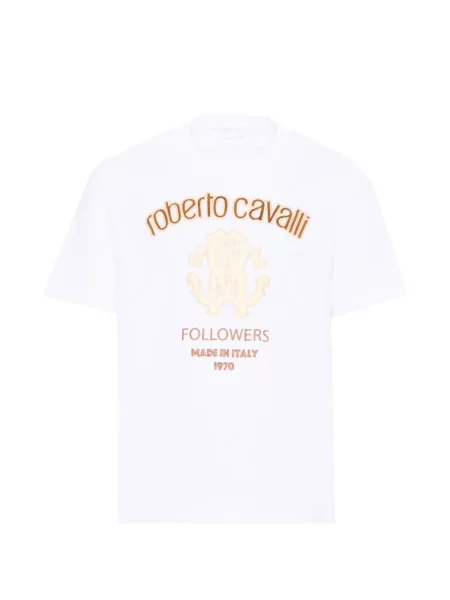 Koszulka dziecięca Roberto Cavalli biała