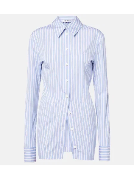 Satynowy top The Attico z nadrukiem w zebrę