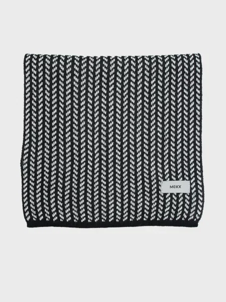 MEXX Шарфи та хустки Вовна/поліамід чорний