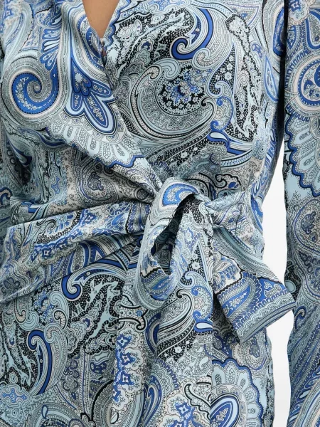 Bluză Marciano cu model paisley albastru