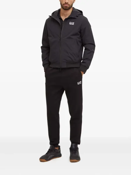 Яке Ea7 Emporio Armani с качулка черно