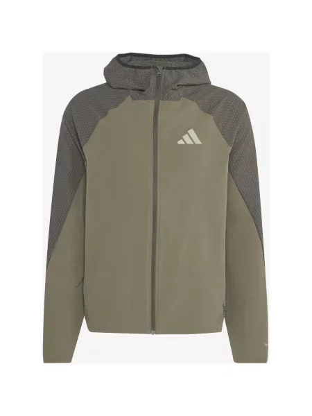 Kurtka z kapturem adidas Terrex Multi Climawarm Softshell brązowy topo S beżowy