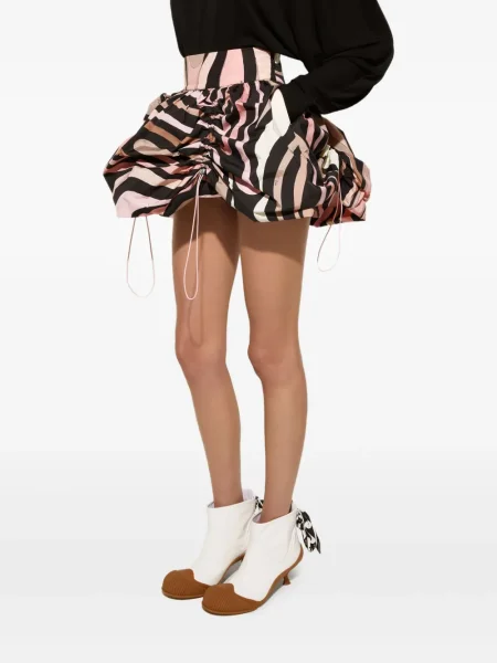 Fustă Pucci cu imagine roz