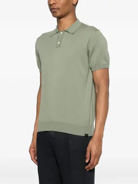 Tricou polo Woolrich scurt verde