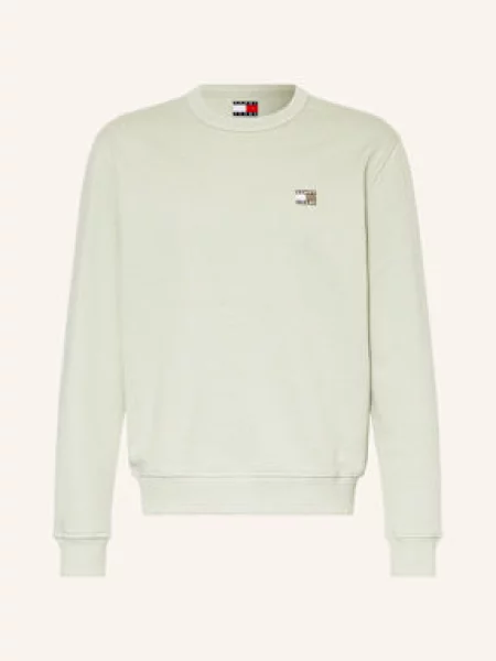 Tommy Jeans Mikina světle zelená