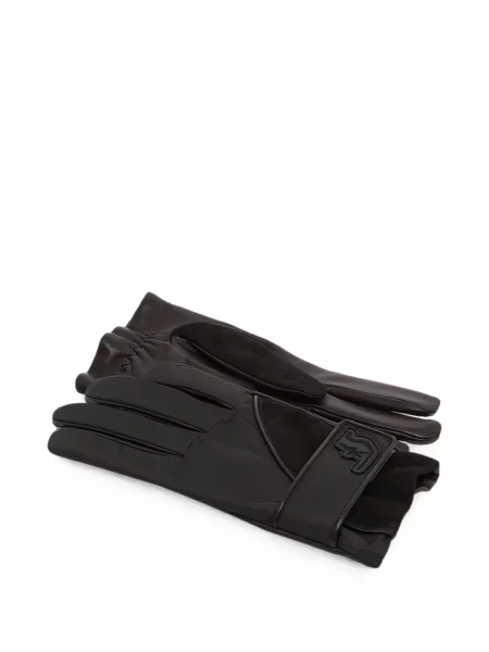 Mănuși Ferragamo cu autograf negru