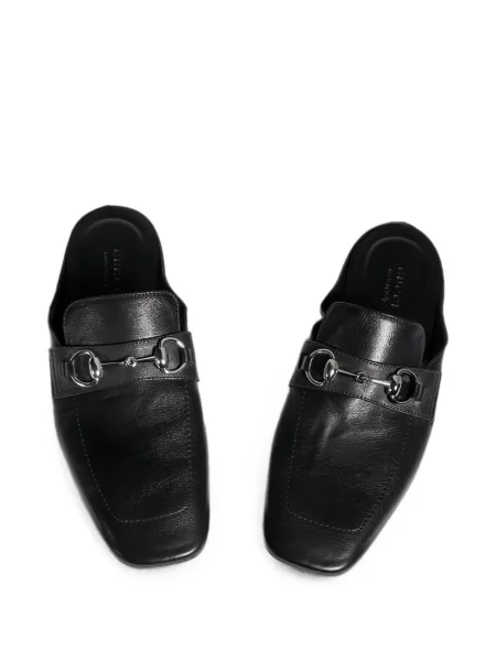Papuci tip mules Gucci negru