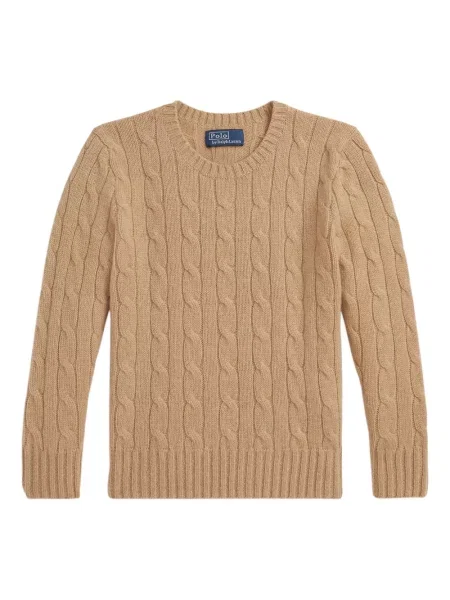 Sweter dziecięcy Polo Ralph Lauren brązowy