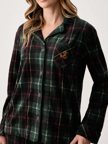 Флисовая пижама Lauren Ralph Lauren