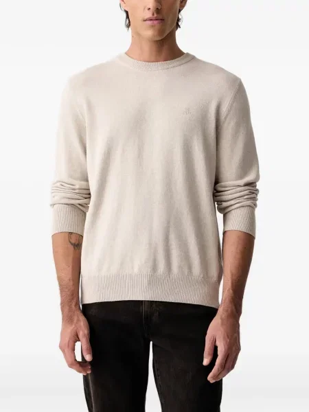 Pulover Marc O'polo cu broderie cu decolteu rotund
