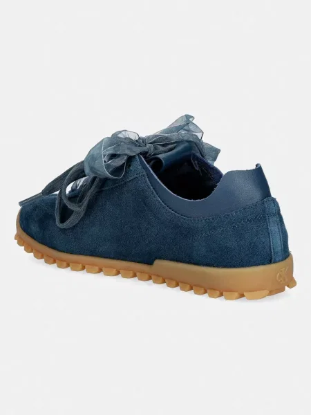 Calvin Klein Sneakers tornacipő | hasított bőr kék