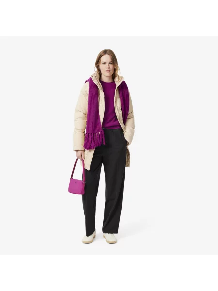 Lacoste Wełniany Sweter I Dzianina 3D różowy