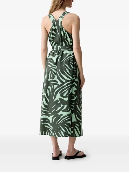 Rochie midi Benetton cu imagine verde