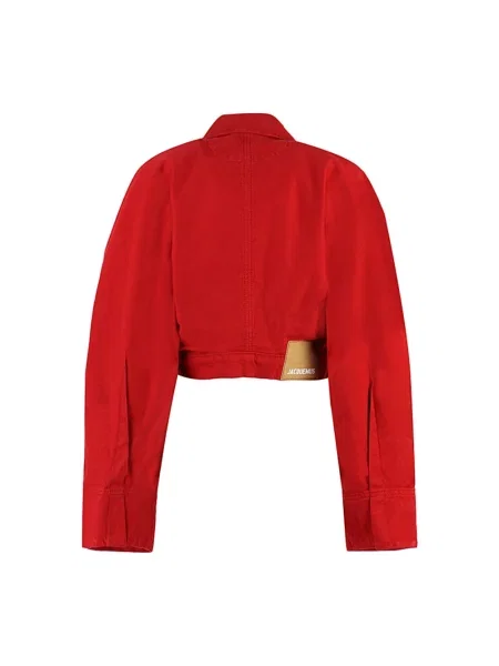 Kurtka jeansowa Jacquemus czerwona