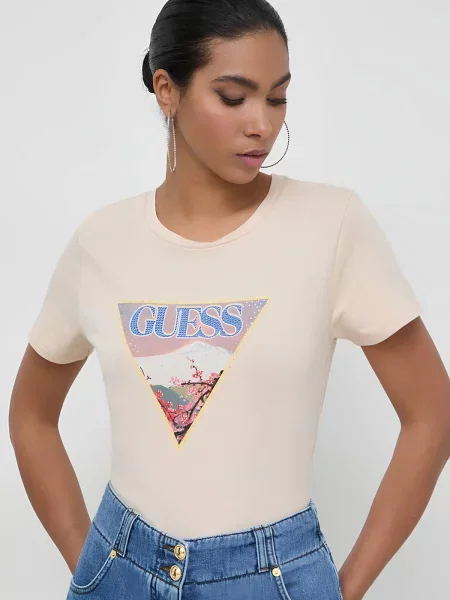 Футболка GUESS бежевий