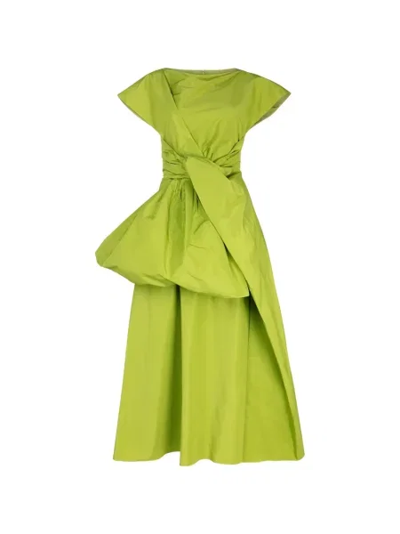 Rochie Roksanda asimetrică verde