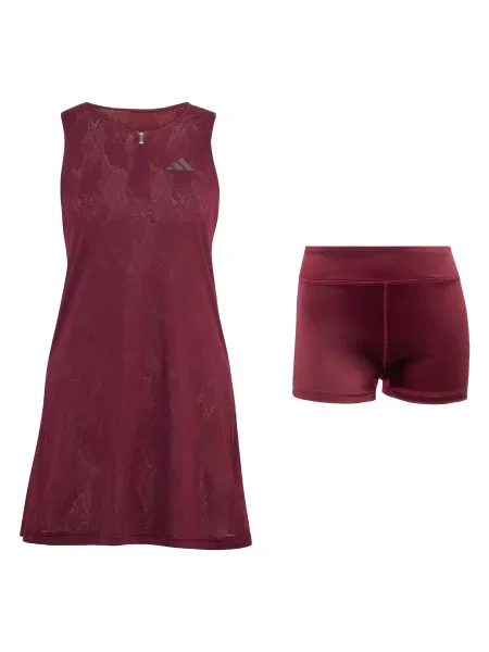 ADIDAS PERFORMANCE Sportovní šaty burgundská červeň