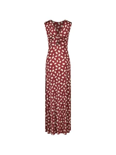 Sukienka midi Johanna Ortiz do kolan garniturowa czerwona