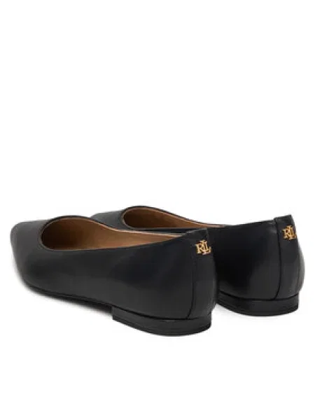 LAUREN RALPH LAUREN Balerina Londyn fekete