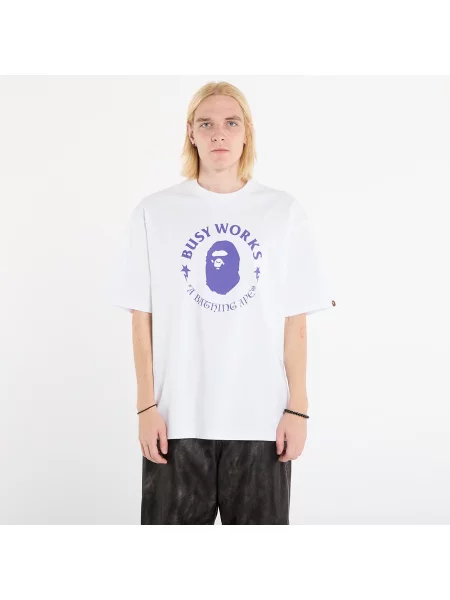 T-shirt A BATHING APE Busy Works Relaxed Fit Tee White L bijela
