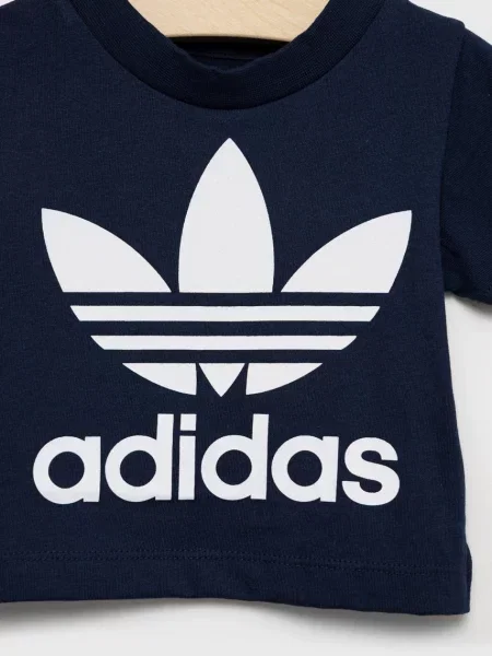 Otroška kratka majica adidas Originals modra