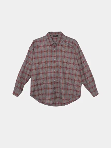 Сорочка Braska поліестер/віскоза сірий