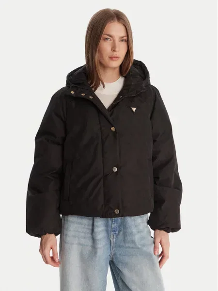 Guess Зимова куртка чорний