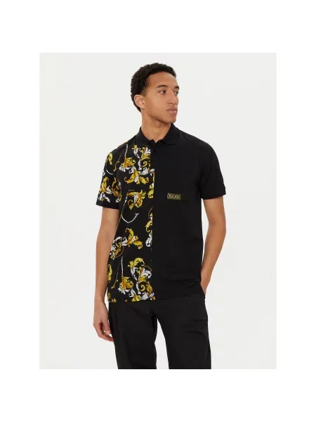 Versace Jeans Couture Polo majica Regular Fit črna