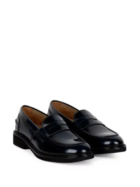 Bőr loafer Franco Fedele kék