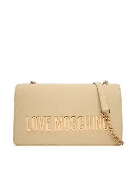 Táska LOVE MOSCHINO bézs