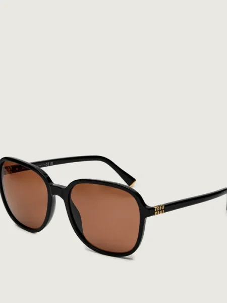 MIU MIU Ochelari de soare MU negru